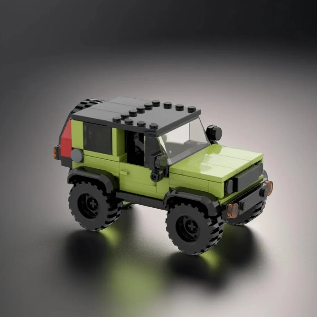 

189pcs MOC Off-Road Series Suzukies Jimnyes 6 Wide Speeds Champions Sporty SUV Design DIY Model Building Blocks