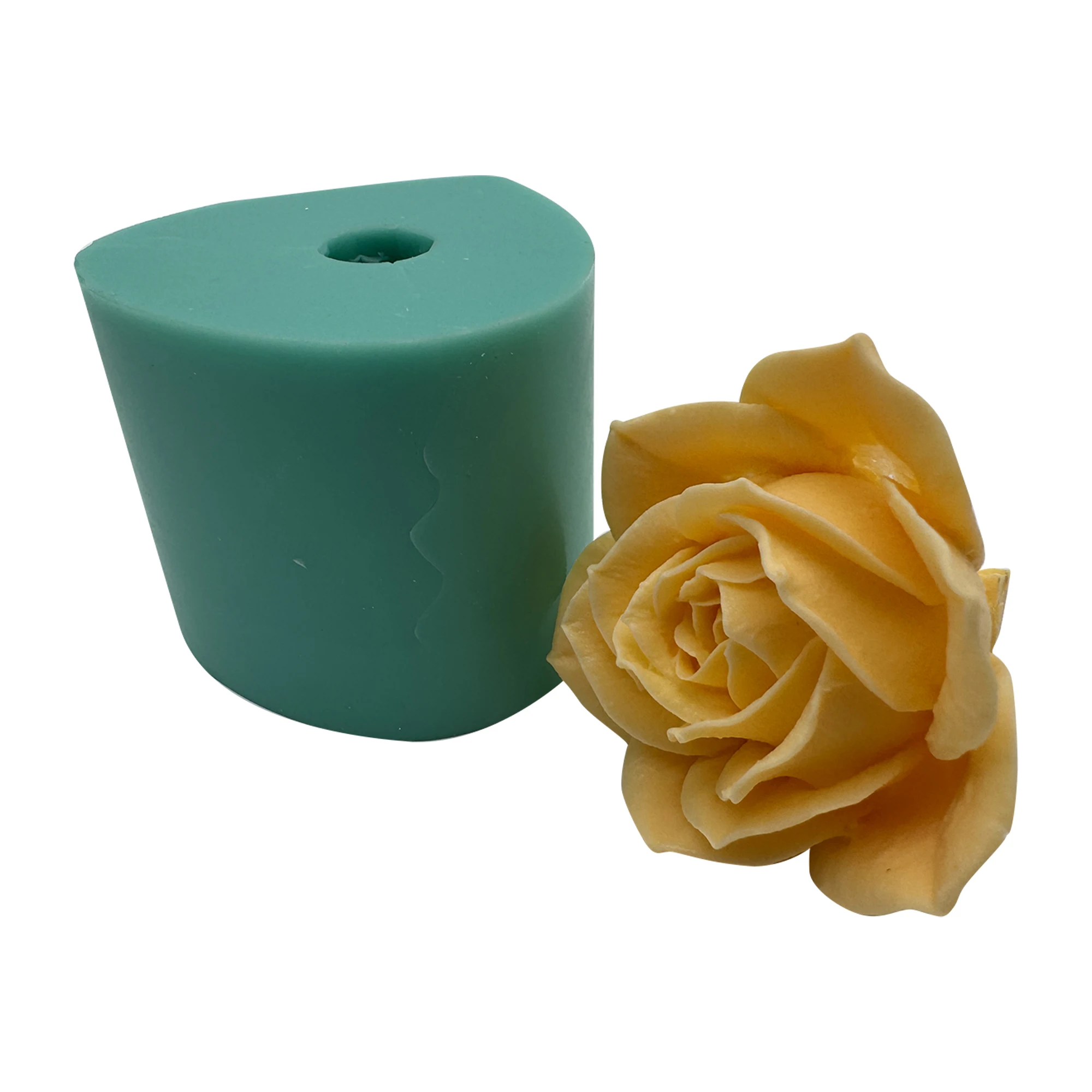 3D Rose Flower Silicone Mold for Epoxy Resin Craft Aroma Gypsum,Handcrafted Soap Candle Wax,Decorated Chocolate Cake Making