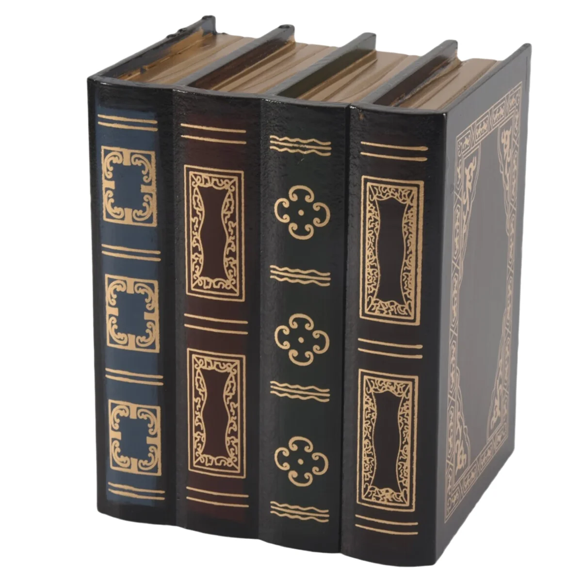 

AA19 European Retro Storage Box Book Shape Storage Box Fake Book Wooden Jewelry Box Office Decoration Secret Item Storage Box