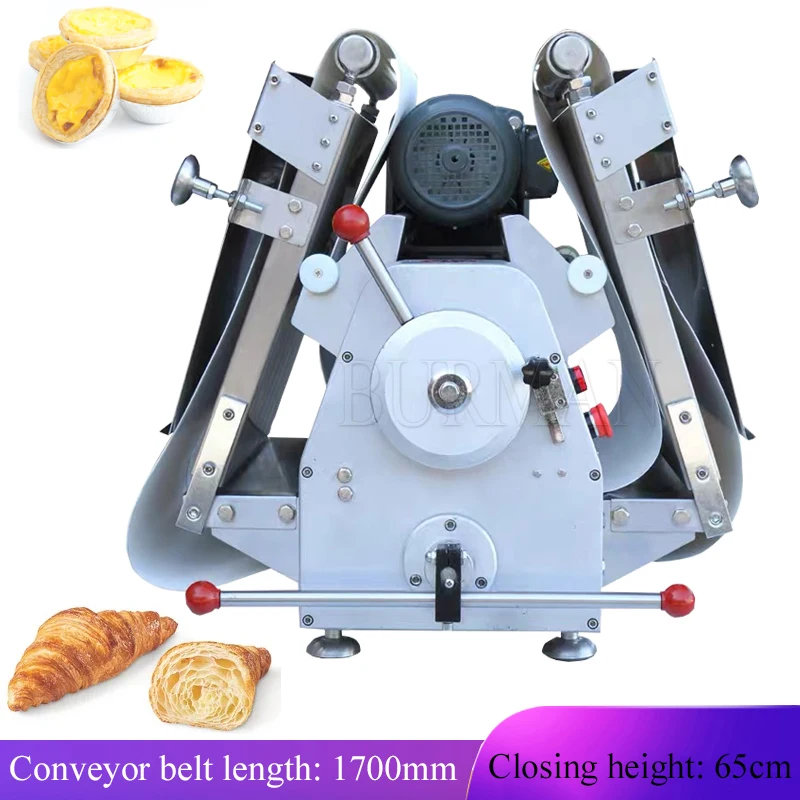 Electric  Puff Pastry Making Machine Automatic Dough Sheeter Spring Roll Pastry Making Machine