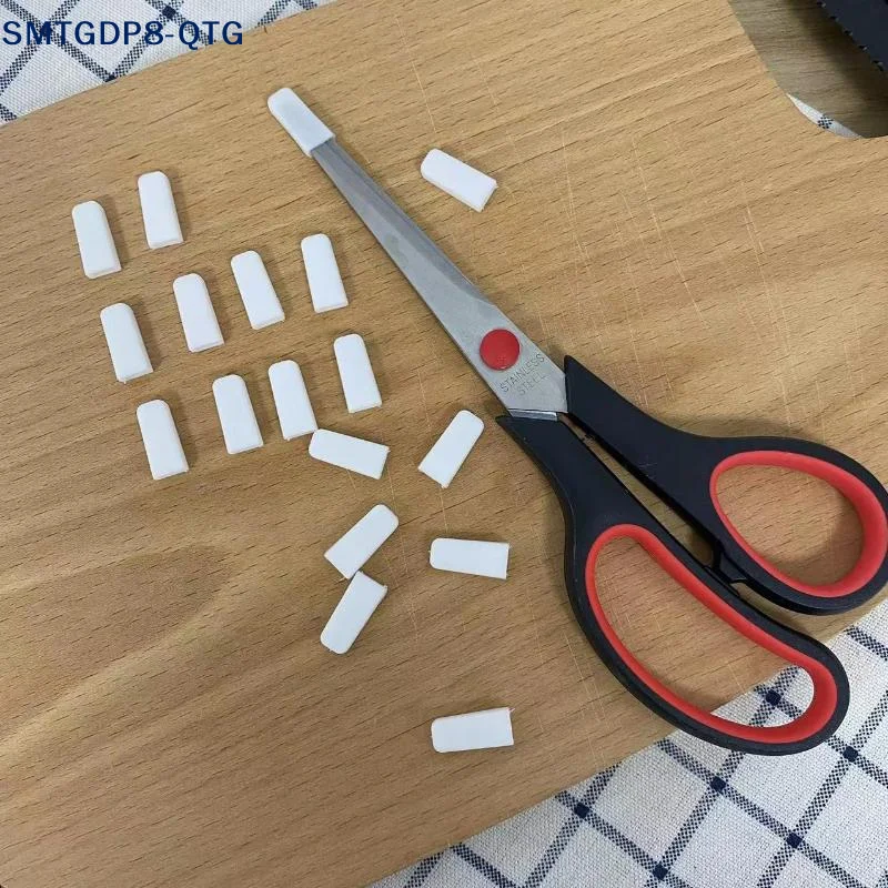 New 100Pcs Knife Tip Protectors Transparent Plastic Cutter Sleeves For Household Kitchen Cutters Precision Blade Protection