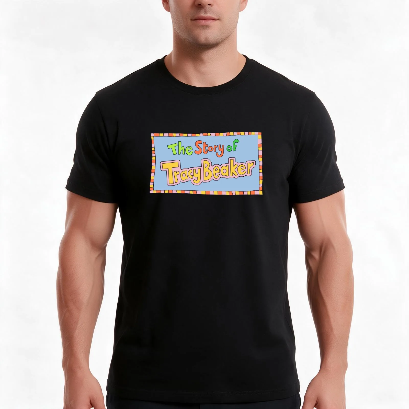 UK retro 90's cbbc the story of tracy beaker design T-Shirt Summer Casual Cotton Tee Oversized Streetwear Tops 100% Cotton