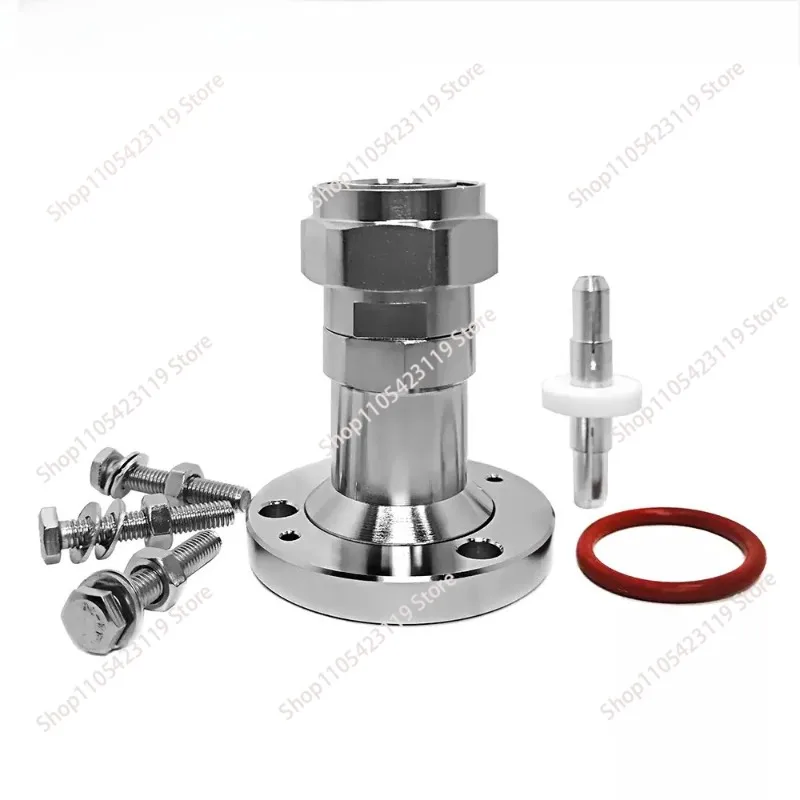 

IF45/DIN-J Coaxial RF Adapter EIA 7/8 Flange to 7/16 DIN Male Connector for High Power Antenna Feeder System