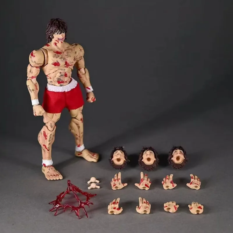 

In Stock Storm Collectibles Hanma Baki Super-Movable Model Injured Baki Boy 1/12 Model Toy Collect Gift