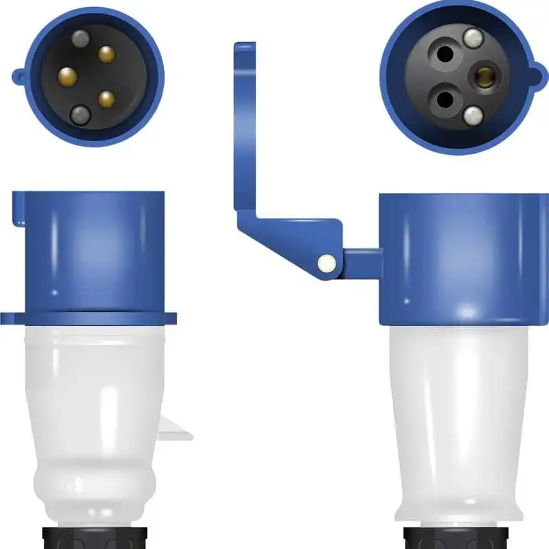 

Reverse Polarity Adapter Mains Hook Up 16A Reversed Caravan Camping Outdoors Plug Cable Connector Durable Automotive Parts