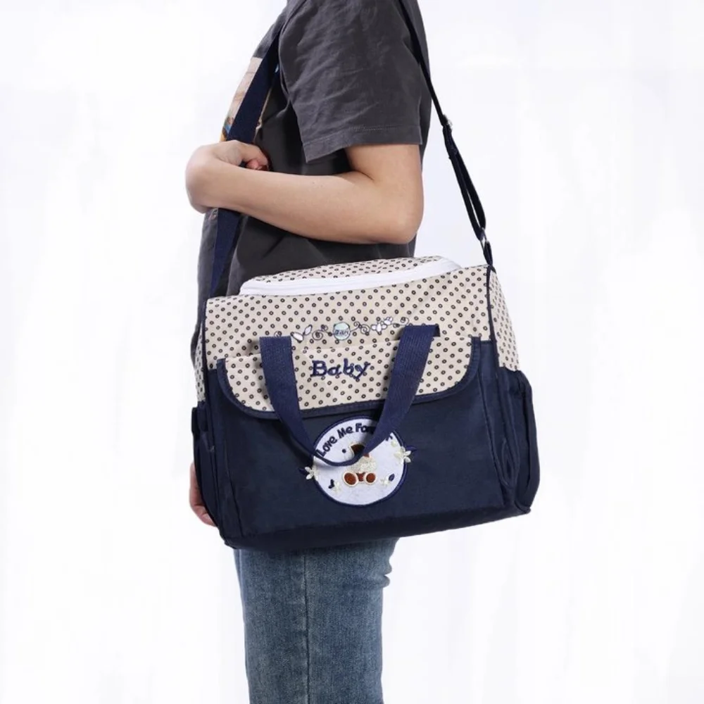 

Storage Baby Diaper Bag Multifunctional Large Capacity Mommy Maternity Packs Canvas Handbag Baby Stuff Nappy Bags Mother