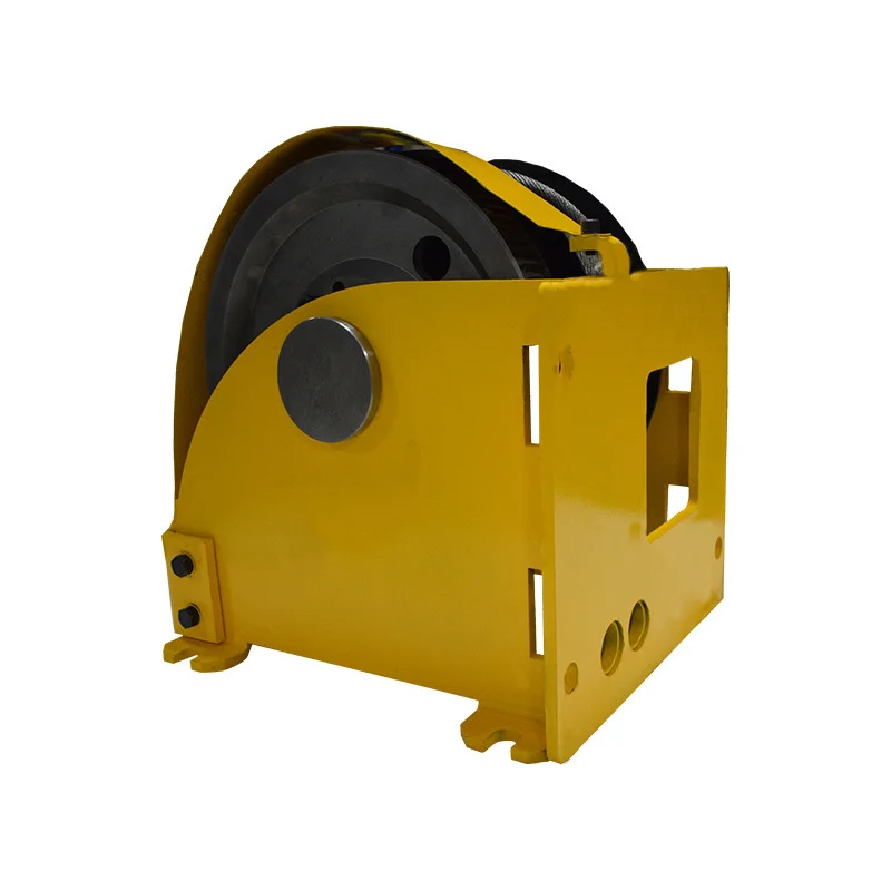 Hand winch can be connected to electric wrench seated side mounted vertical mounted 500-2000KG heavy duty manual brake tool