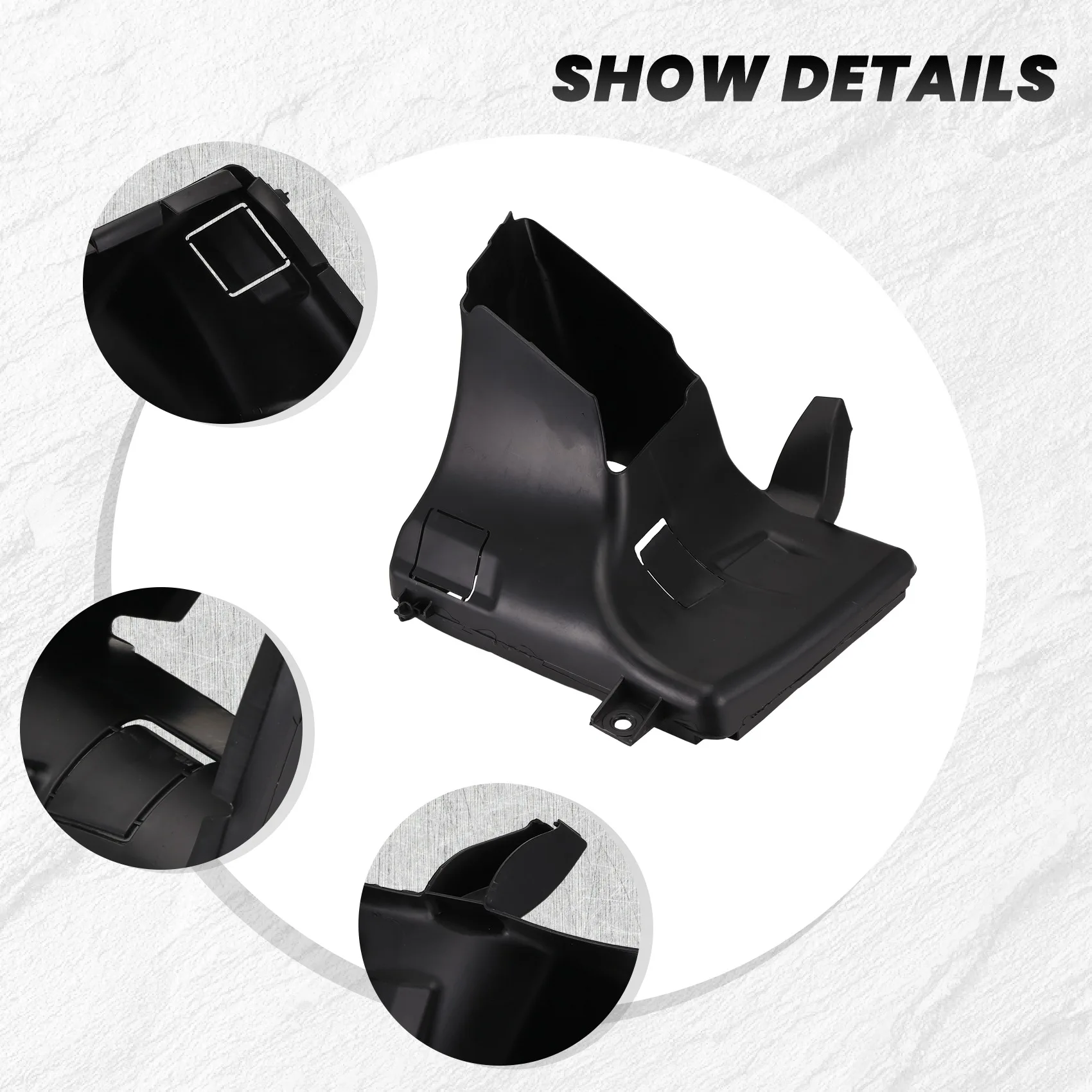 Car Air Duct Vent Cover 51747200774 For BMW 5-Series F07 GT 2008-2017 535I 550I 550Ix 535Dx Right Side Vent Hood Caps-L94A