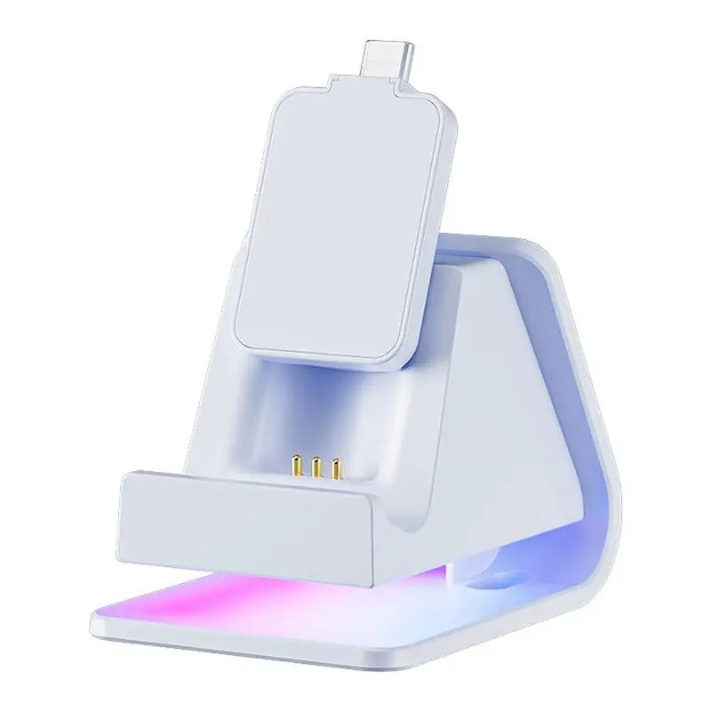 !【Top Deals】Charging Dock For PS Portal PS5 Streaming Handheld Console,Magnetic Type C With RGB Lighting Game Accessory