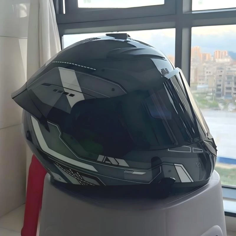 Full Face Motorbike Helmet For Men Women Four Seasons Winter Windproof Scooter Safety Helmet Casco Moto With Transparent Lens