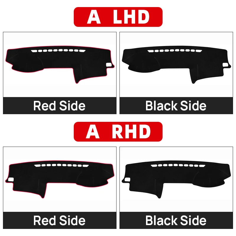 Car Dashboard Cover For Toyota Land Cruiser Prado 120 FJ120 2003 2004 2005 2006 2007 2008 2009 Dash Sun Shade Pad Accessories