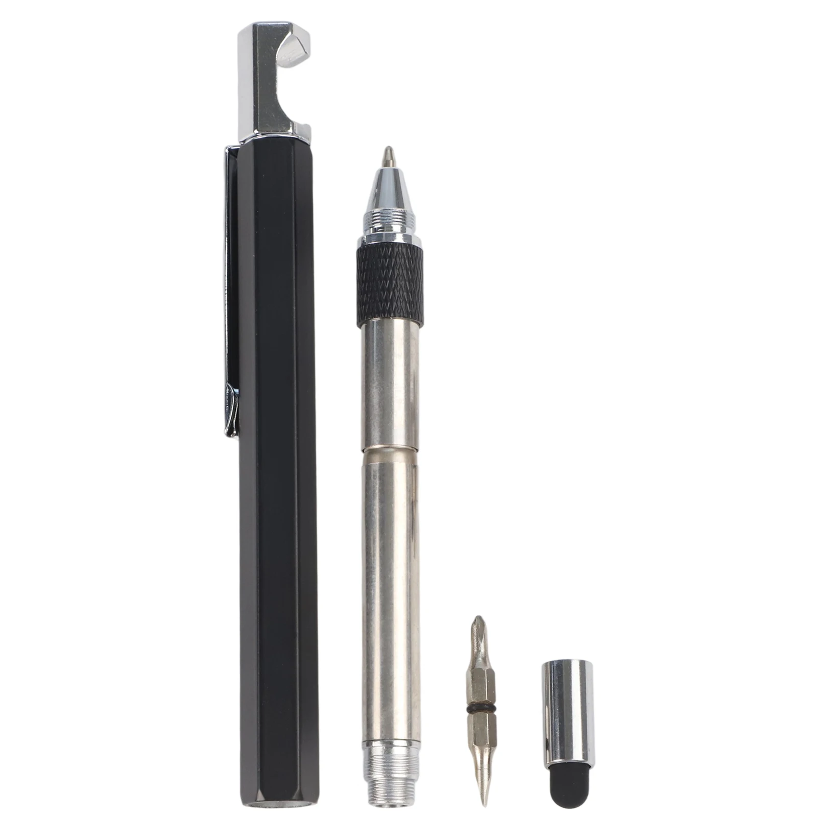 

Многофункциональная шариковая ручка 7 в 1, ручной инструмент, измерительная линейка, отвертка, сенсорный экран, уровень стилуса, держатель для мобильного телефона