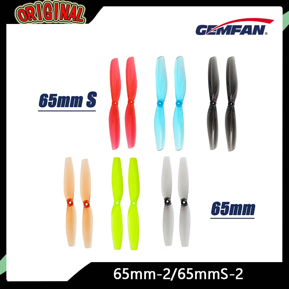 

4 пары реквизитов Gemfan Hurricane (65 мм-2/65 ммS-2) — 2-лопастной материал ПК, отверстие 1 мм/1,5 мм, по часовой/против часовой стрелки для гоночного дрона RC FPV