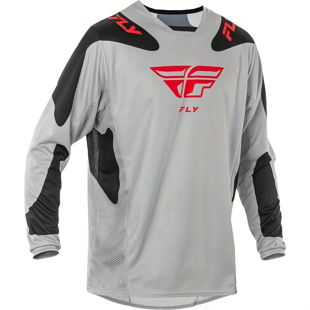

2026 New Men's Racing Motocross Jersey Long Sleeve Breathable Mesh Motorcycle Shirt for Off Road Riding and Outdoor Sports