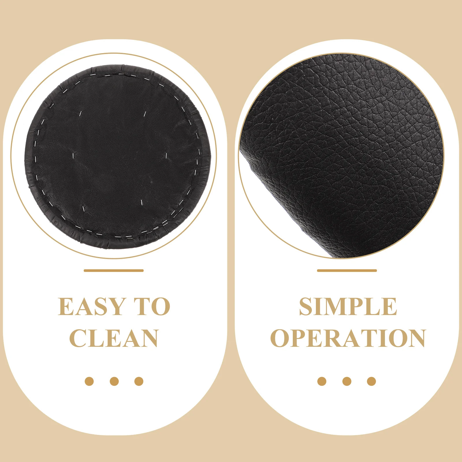 Hocker Sitzkissen Rutschfestes rundes Polster Esszimmer Bürostuhl Ersatz Rundes Kissen Stuhlsitz Ersatz