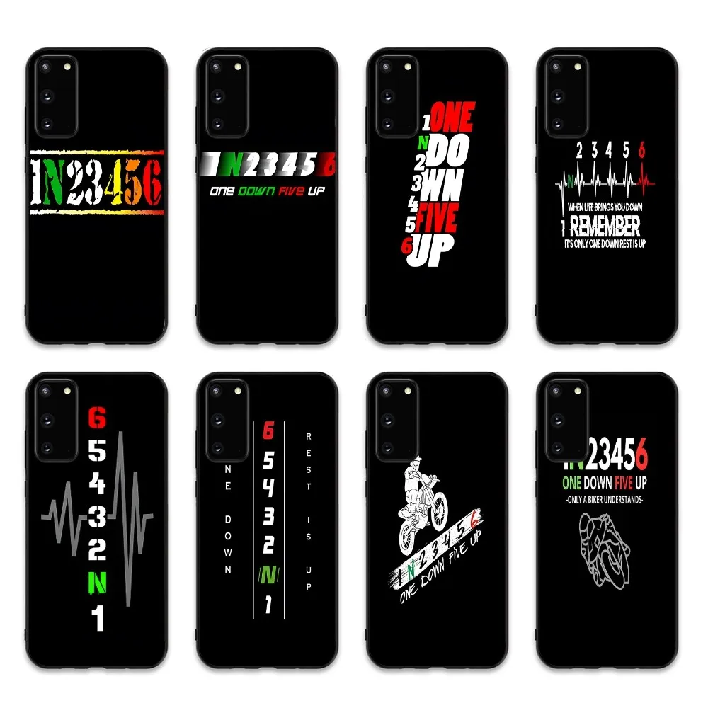 1N23456 M-Motorcycle Phone Case For Samsung S 9 10 20 21 22 23 30 23plus Lite Ultra FE S10lite Fundas