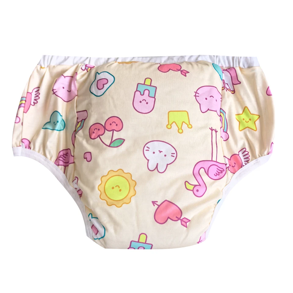 Reusable Adult Baby Waterproof Diapers Pee Shorts Underwears Cotton Potty Training Pants for Boys Girls Nappies DDLG