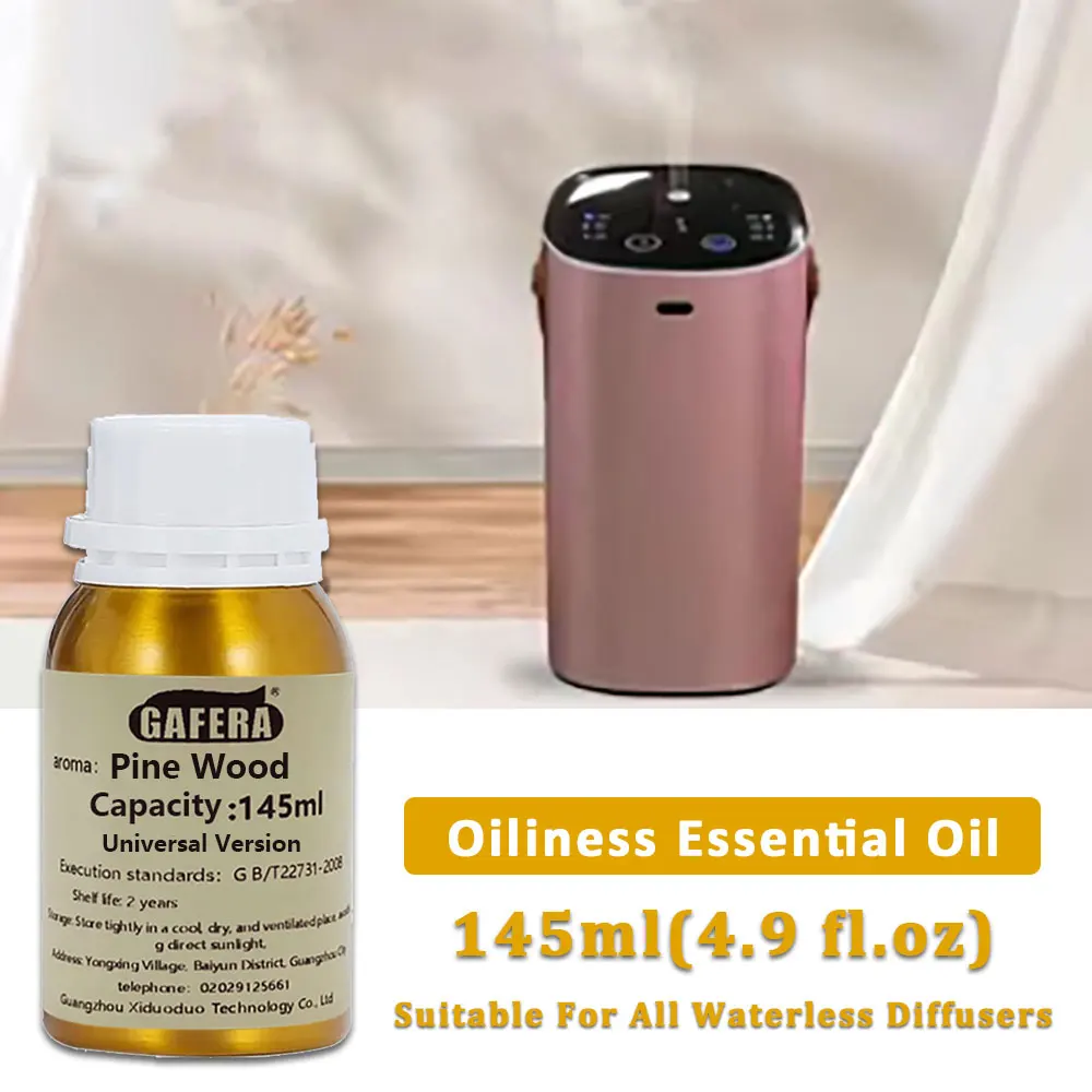 GAFERA 145ml (4.9 fl.oz) Pine Wood/Hilton Essential Oil - For All Waterless Diffuser, Aroma Diffuser Replenish Aromatherapy Oil
