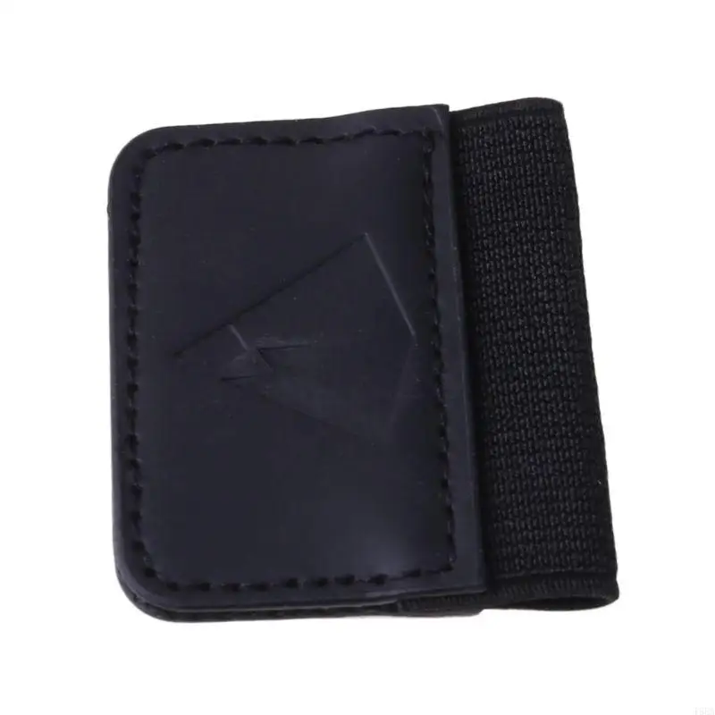 T5EA 조정 가능한 탄성 밴드 펜 홀더, PU 가죽 연필 홀더, 펜 슬리브 파우치