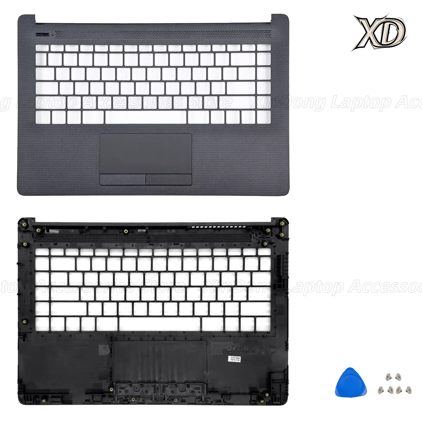 NOWE Do HP Pavilion 14-CK 14-CM 14-CY 14-DG 14Q-CS 240 245 246 G7 TPN-I131 Plastikowa Tylna Obudowa/Ramka Przednia/Podpórka Pod Nadgarstki/Dolna Obudowa/Zawiasy — zdjęcie produktu 5