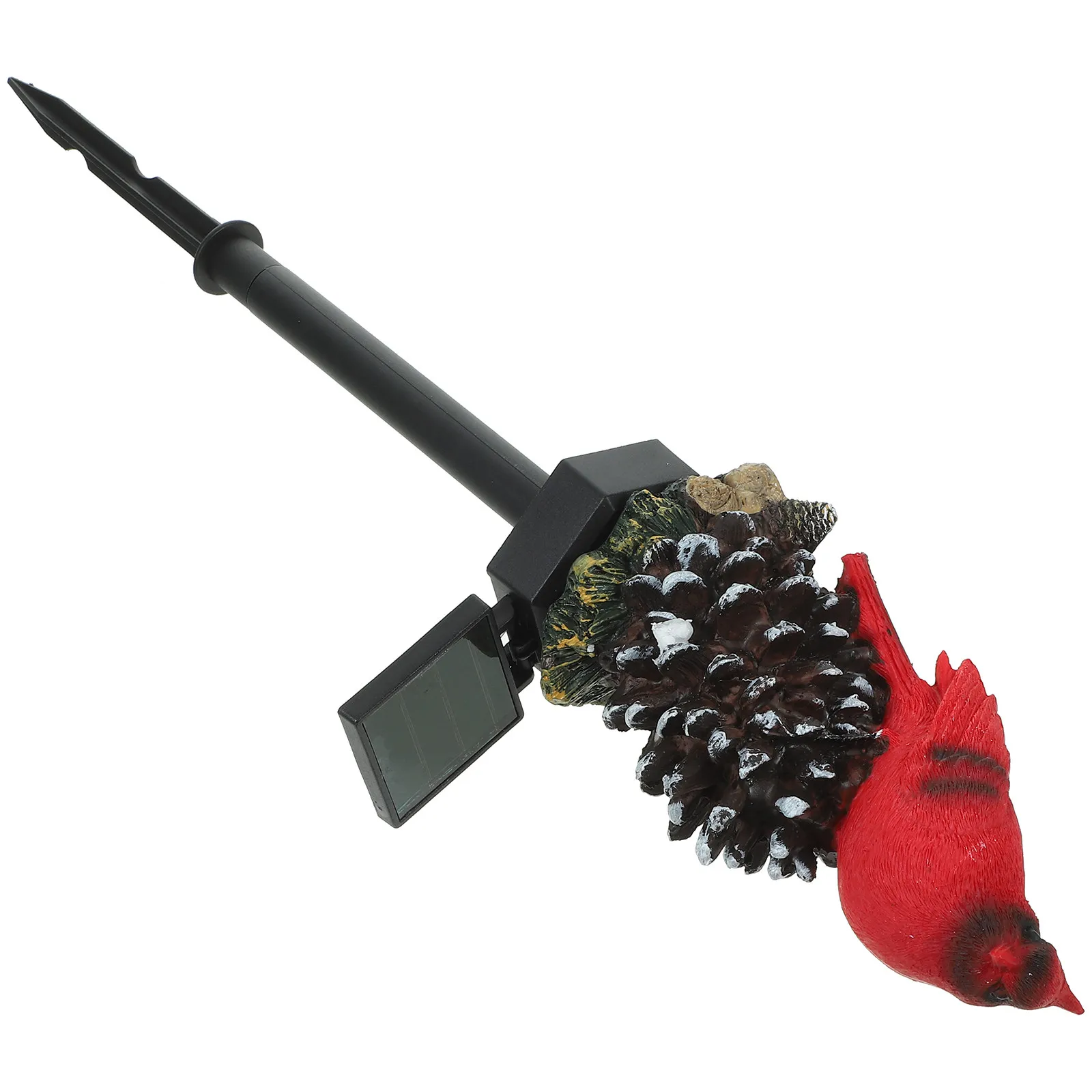 ガーデンライト-バードソーラーステーク-屋外裏庭用電源付き装飾-芝生灯台装飾