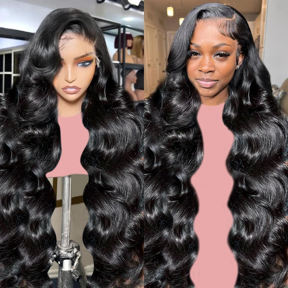 30 40 Inch 250 Density 13x6 Body Wave Lace Frontal Human Hair Wig Brazilian 13x4 Hd Lace Frontal Human Hair Wigs For Women