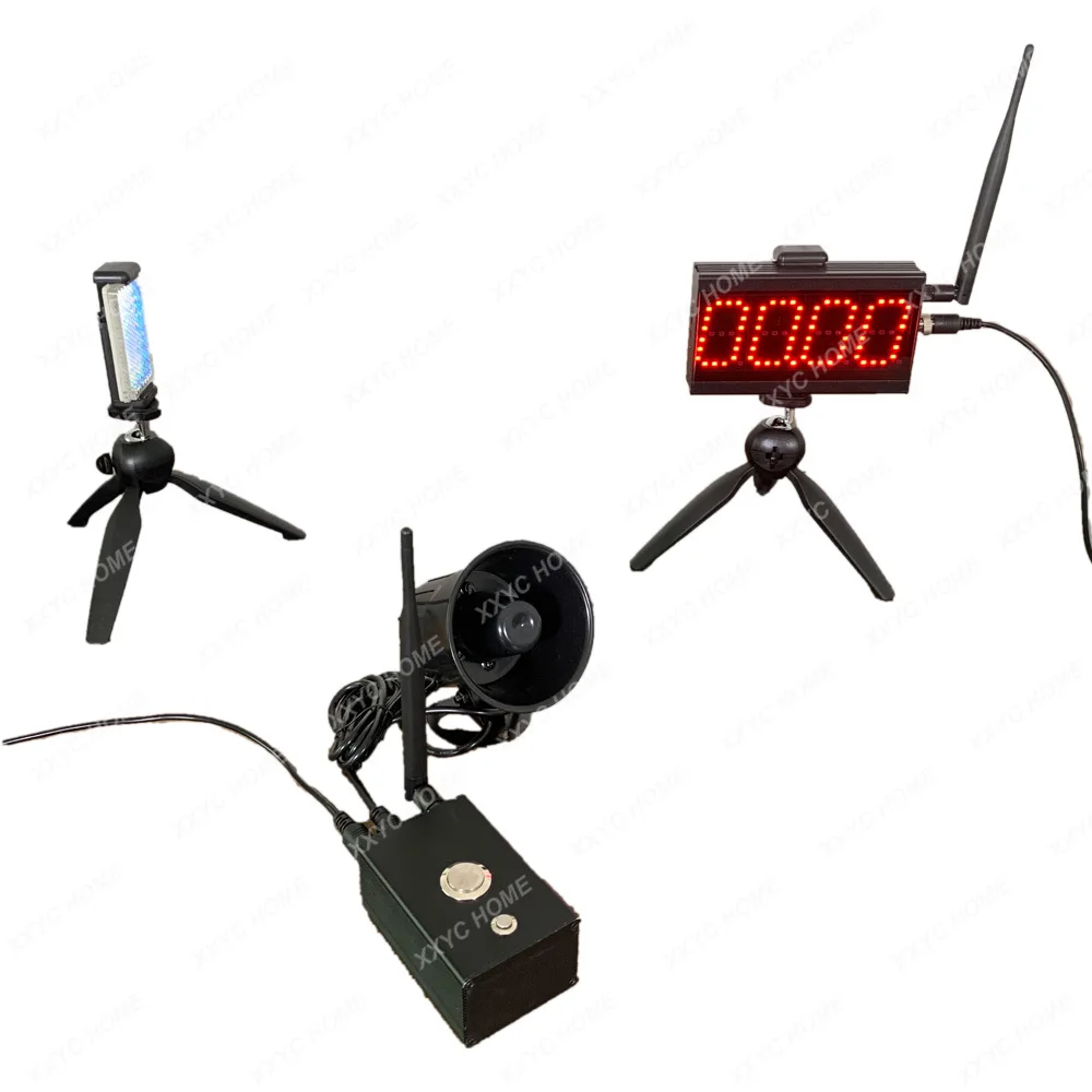 Suitable for Running Timing Started By Gunfire, One or Multiple Lap Timing B-02 Professional Wireless Laser Timing System