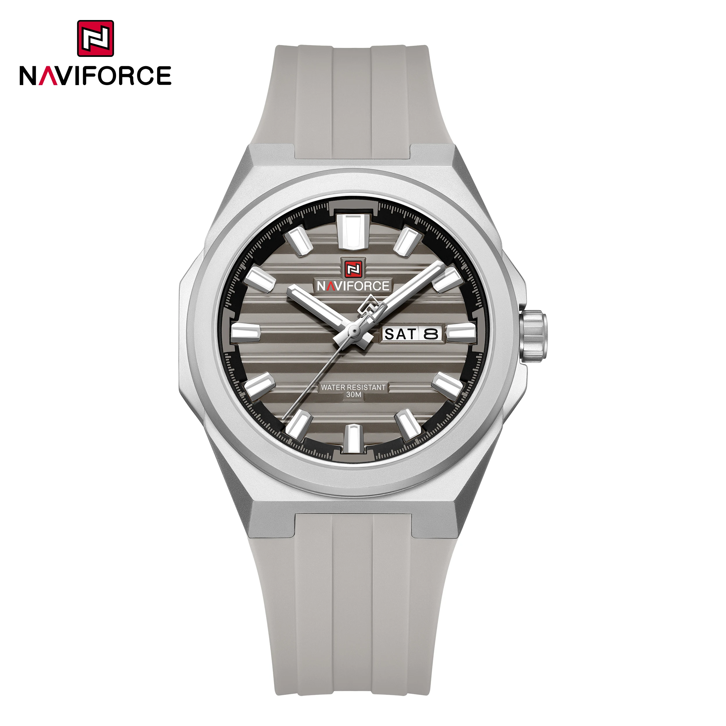 NAVIFORCE Popular Male Wristwatch Military Sports Shockproof Waterproof Leather Watch Men Fashion Casual Clock Relogio Masculino