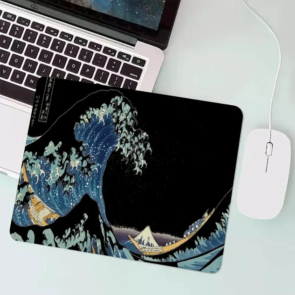 

Small Mouse Pad Japan The Great Wave of Kanagawa Large Gaming Mousepad Gamer Keyboard Mouse Mats Office Computer Laptop Desk Mat