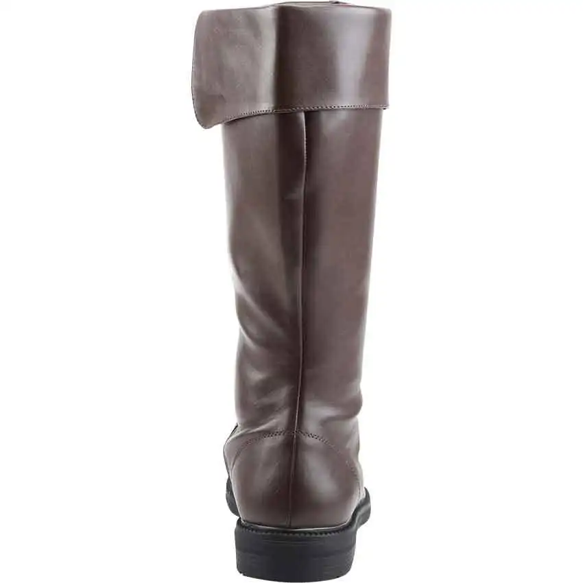 Męskie buty w stylu retro, średniowiecznym, wikingowskim, renesansowym, oficerskie, z bocznym zamkiem, duże rozmiary, na Halloween, imprezę cosplay, buty rycerskie, 2025