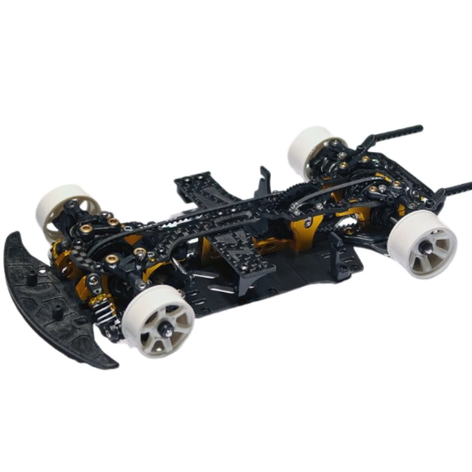 HOTBODIES　ベルトドライブ4WDシャーシ、ダッジボディAMユニットセット アトミックベルトドライブ4wdシャーシキット、電子なし、BZ5-KIT、BZ5