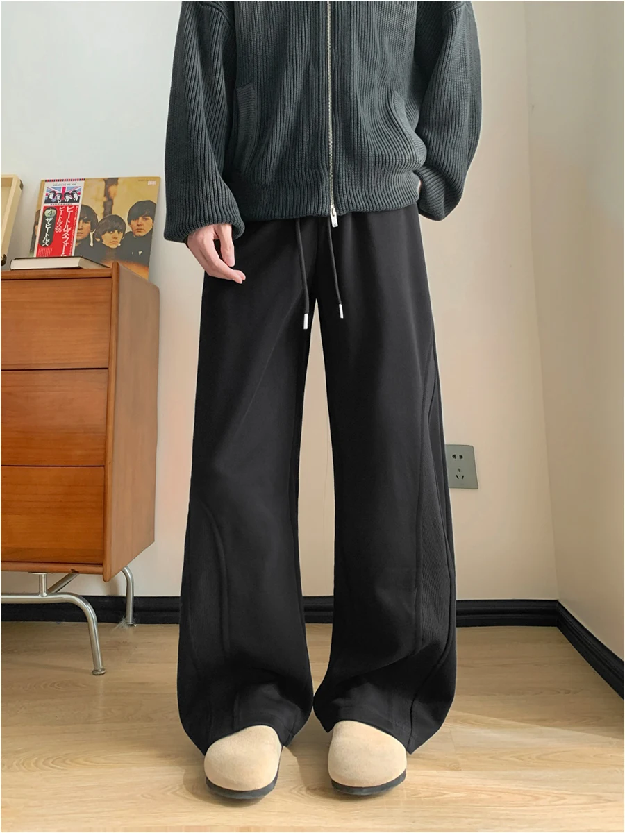 

Мужские повседневные брюки Cleanfit American Style: модные деконструированные прямые брюки-джоггеры для весны и осени, широкие штаны в уличном стиле