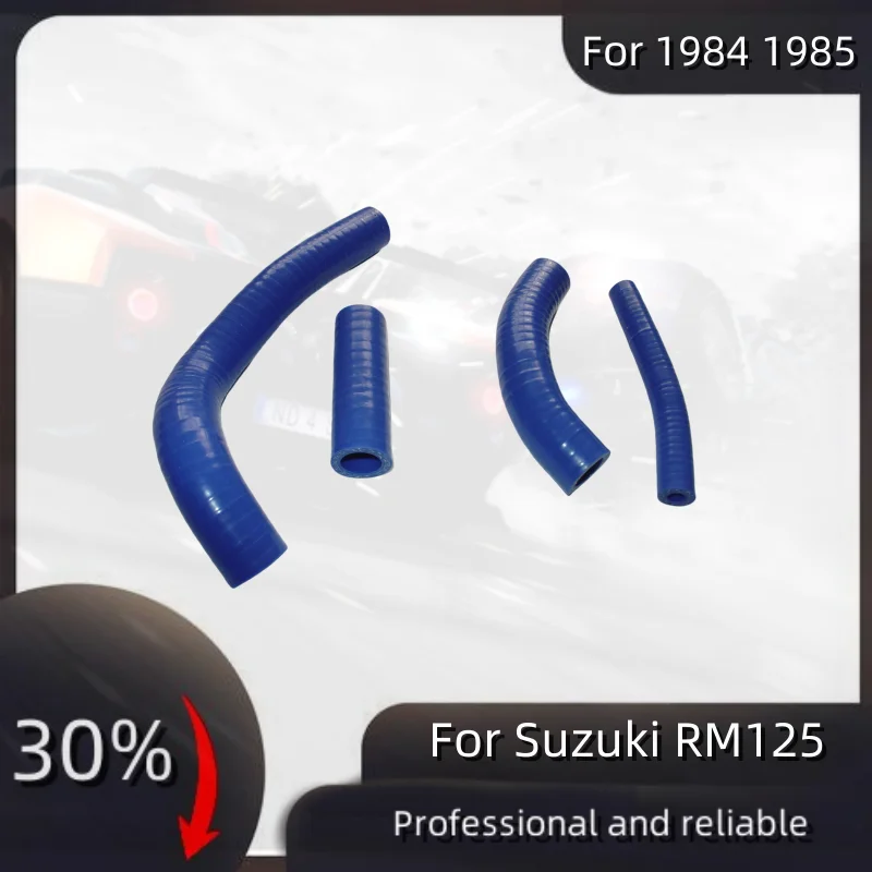 

For Suzuki RM125 1984 1985 RM 125 Silicone Radiator Hose Pipe Tube Kit