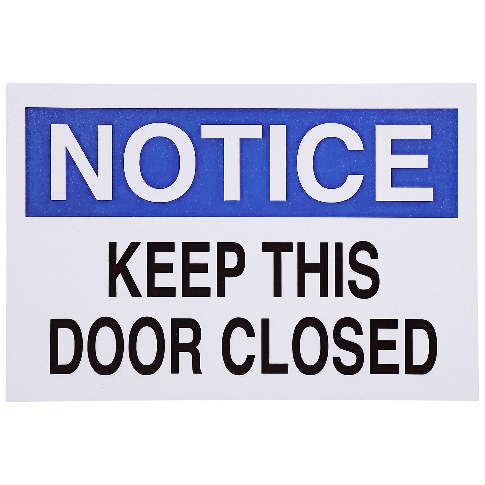 Keep Door Closed Sign Aluminum Plate Durable Closure Notice For Store Office Door Use Closed Signs For Counter Safety Sign