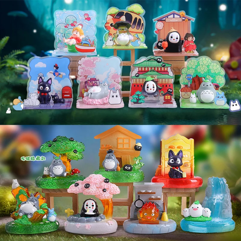 

Multiple Styles Hayao Miyazaki Anime Fairy Tale Elves Scene Version Blind Box Figurine Furniture Student Gift Wholesale