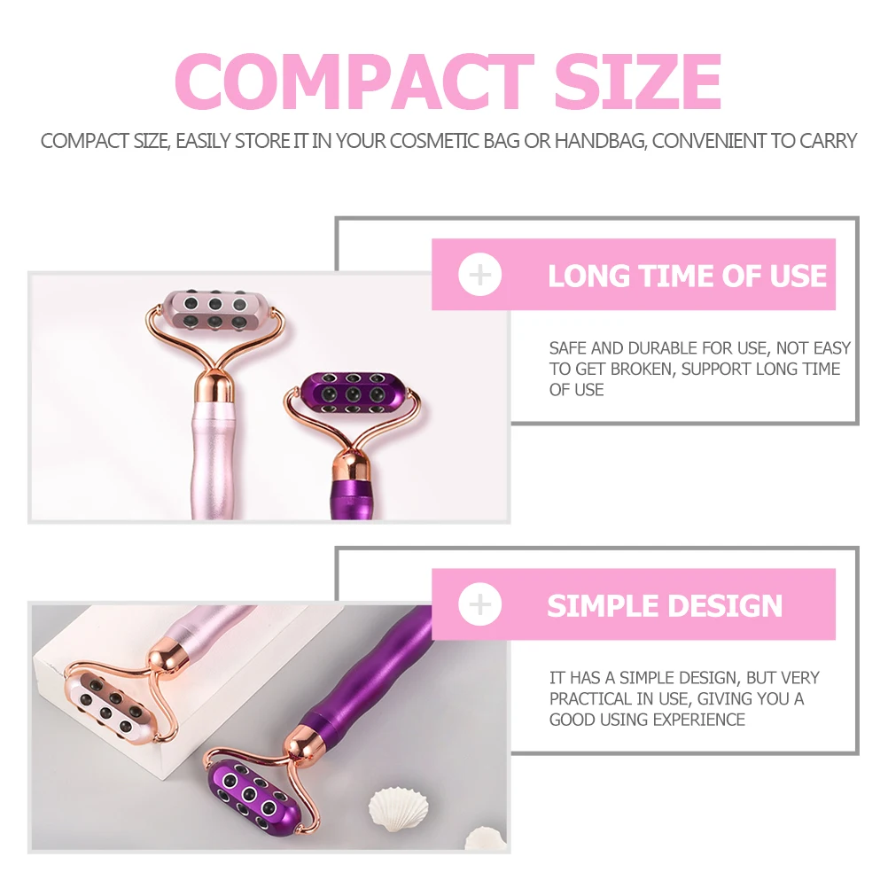 

Facial Lifting Vibrating Stone Face Massager Anti-Aging Compact Portable Skin Tightening Wrinkle Reduction Roller For