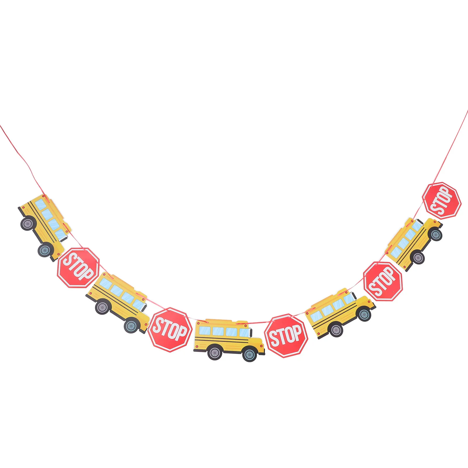 

Back-to-school Banner Decorations Sign Venue Setting Props Garland Ornaments Paper Partysupplioes Preschool
