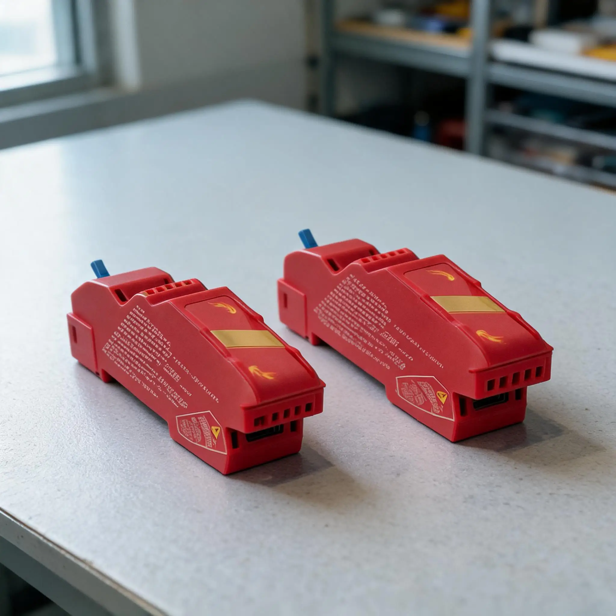 2 Pack Red Automatic Thermal Sensing Device 170C Heat Sensitive Fire Suppression For 35mm DIN Rail Electrical Cabinet
