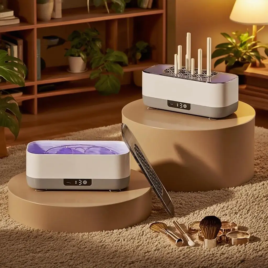 1pc Professional Multi-Function Eyeglass Cleaning Machine with Adjustable Settings - Effective Eyewear Cleaning Solution