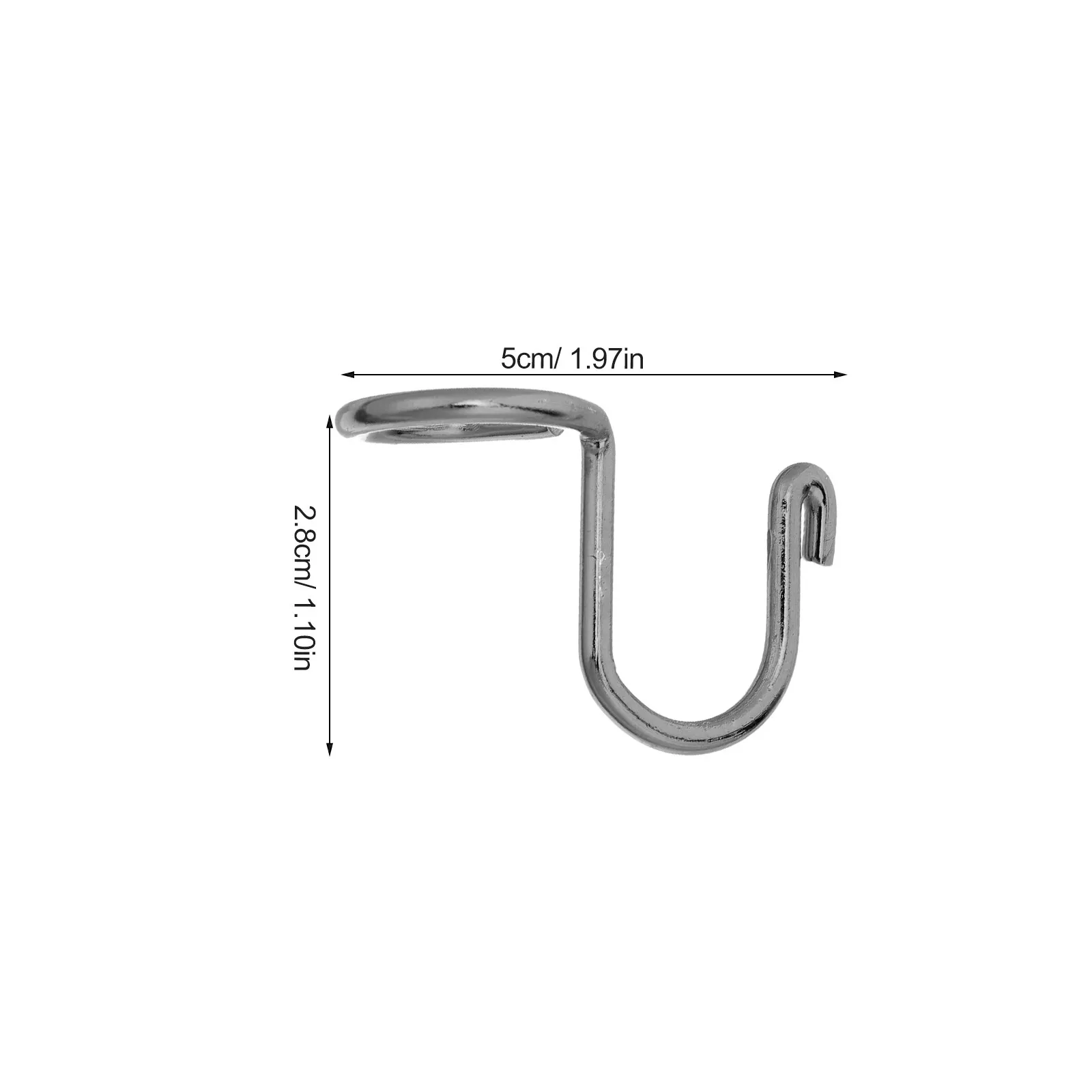 10Pcs Wardrobe Connector Hooks Space Saving Hanger Connectors Closet Organizer Hanger Clips for Cascading Clothes Hanging Stable view 4
