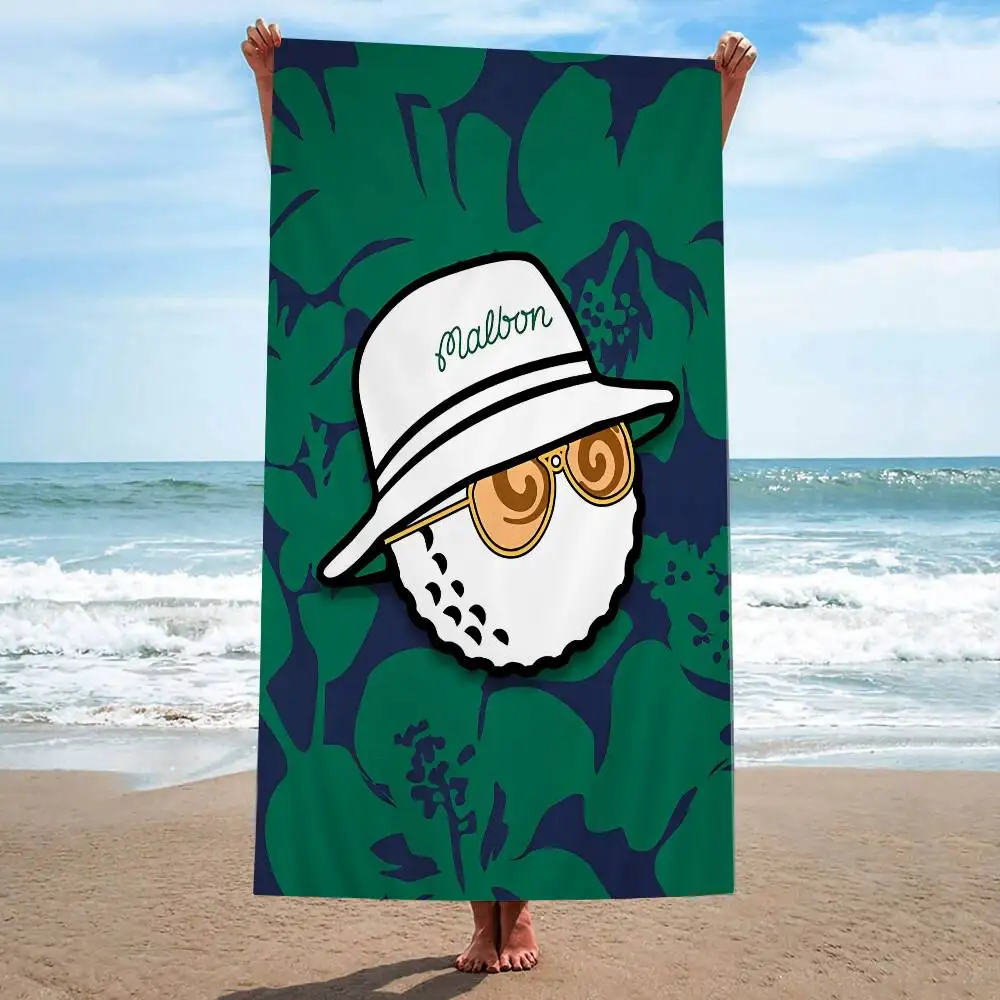 Fashion G-Golf brand M-Malbon Beach Towel Colorful Bath for Girl Microfiber Quick Dry Custom Sand Free Beach Yoga Spa Gym Pool