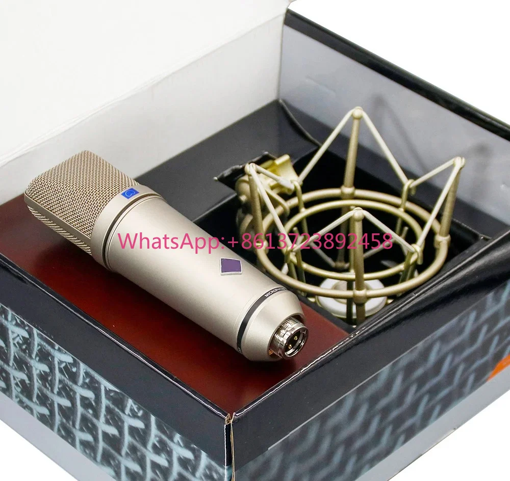 U--87 Professional Large Diaphragm Condenser Microphone Series High-End Recording Studio for Live Streaming and Karaoke
