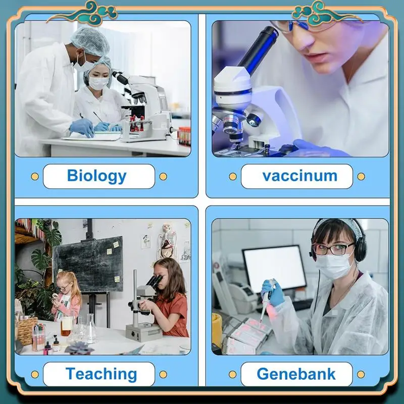 (جديد) - أنابيب كريوفيلز المعقمة قوارير مختبر 2 مل مع أغطية كريوفيل لتخزين درجة الحرارة المنخفضة، علبة 100 سهلة التركيب وسهلة الاستخدام