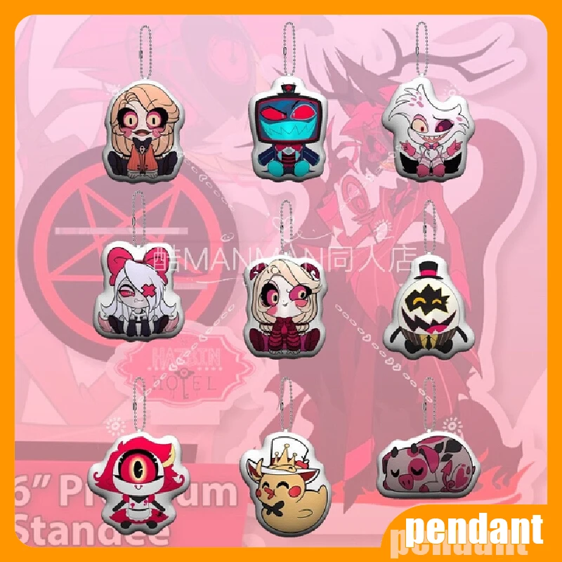 

In Stock Hazbin Hotel Vox Anime Plush Doll Ornament Soft Toy Filled Animal Collectible Hell Hotel vocal version Collect A Gifts