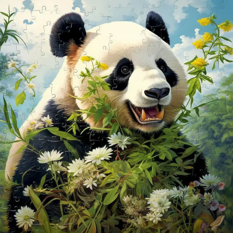 

CHENISTORY 5D Diamond Embroidery Panda Diamond Painting Animal Picture Of Rhinestones Diamond Mosaic Diamond Home Decor