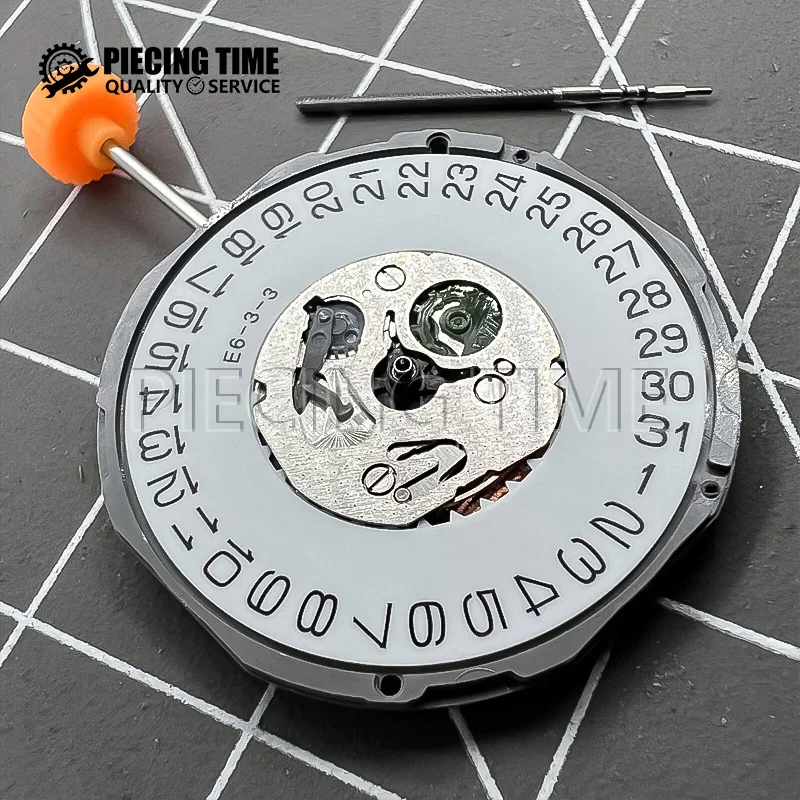 Movement Fit For 1M12 LTD Quartz Watch Movement Date at 3' Brand New Replace 6M12 With Stem Replacement Repair
