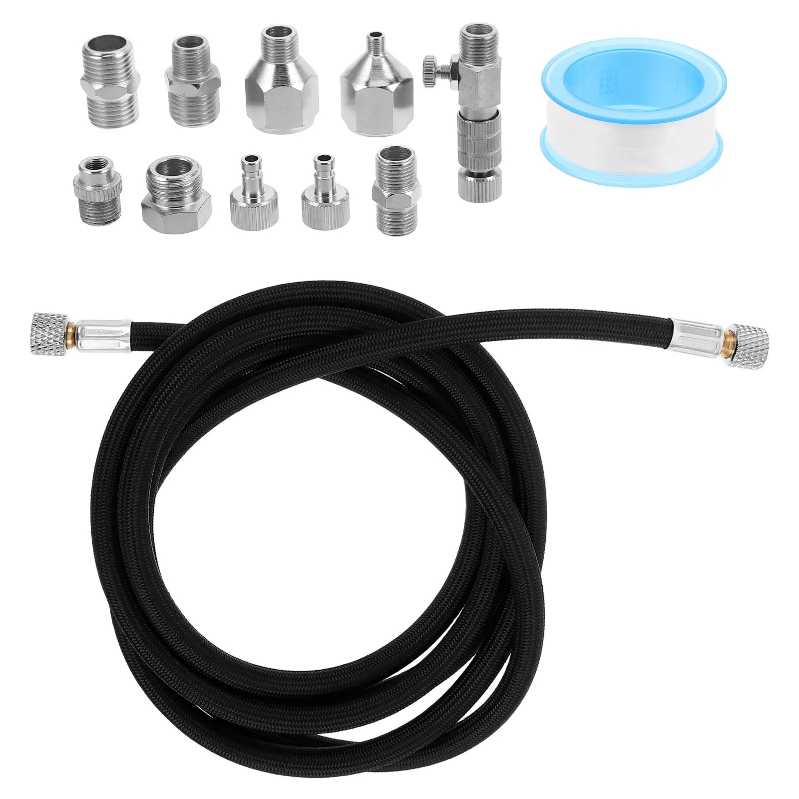 

Комплект быстросъемных соединителей для аэрографа: высокоточный герметичный коннектор для компрессора, портативный дизайн