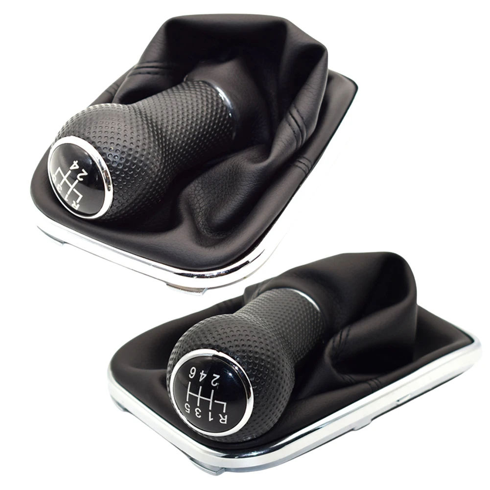 

Car Manual Stick Shifter 5/6 Speed Transmission Stick Gaiter PU Leather Shift Lever Dust Sleeve for VW Mk4 Jetta Bora 1999-2004