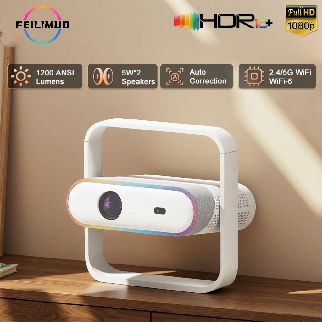 

Feilimud Z7 вертикальная версия Android 1200ANSI люмен 1080P умный ТВ-проектор для домашнего кинотеатра высокой четкости