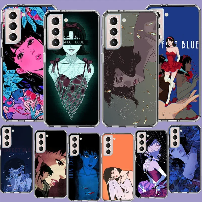 Japanese Animation Perfect blue Phone Case For Samsung Galaxy S24 S23 Ultra Capa Shell S22+ S21 Plus S20 FE S10 Lite S10E S9 S8